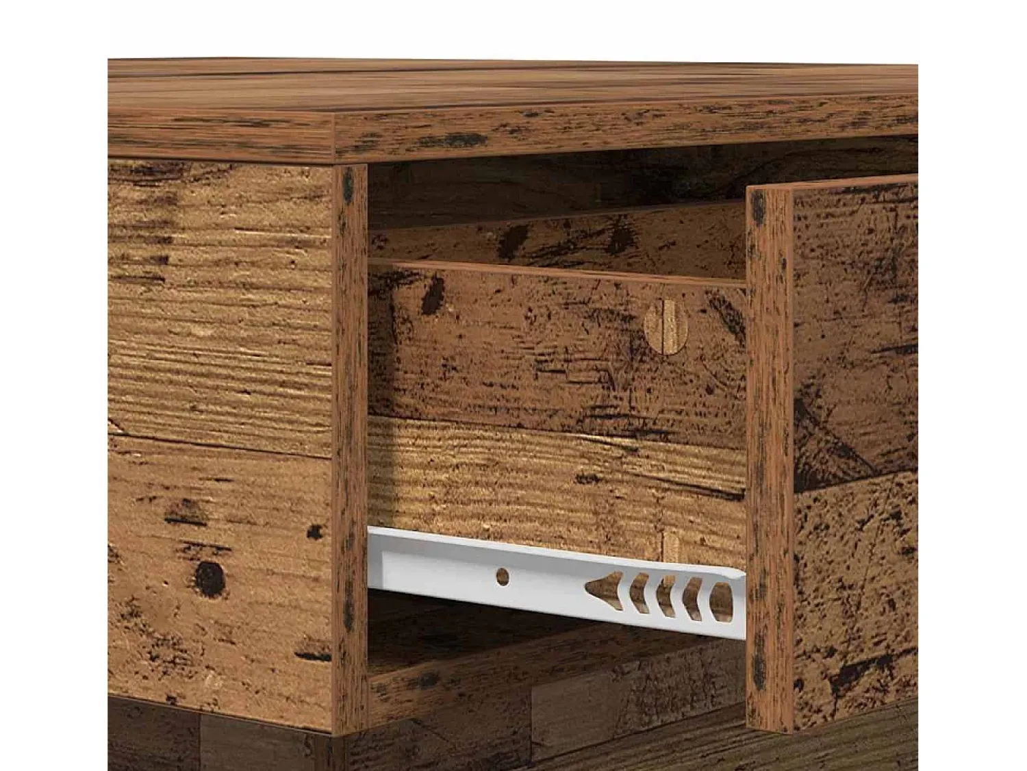 Mesa De Centro| Mesa de centro | Mesa de apoio Madeira antiga 90x90x28 cm Multicor