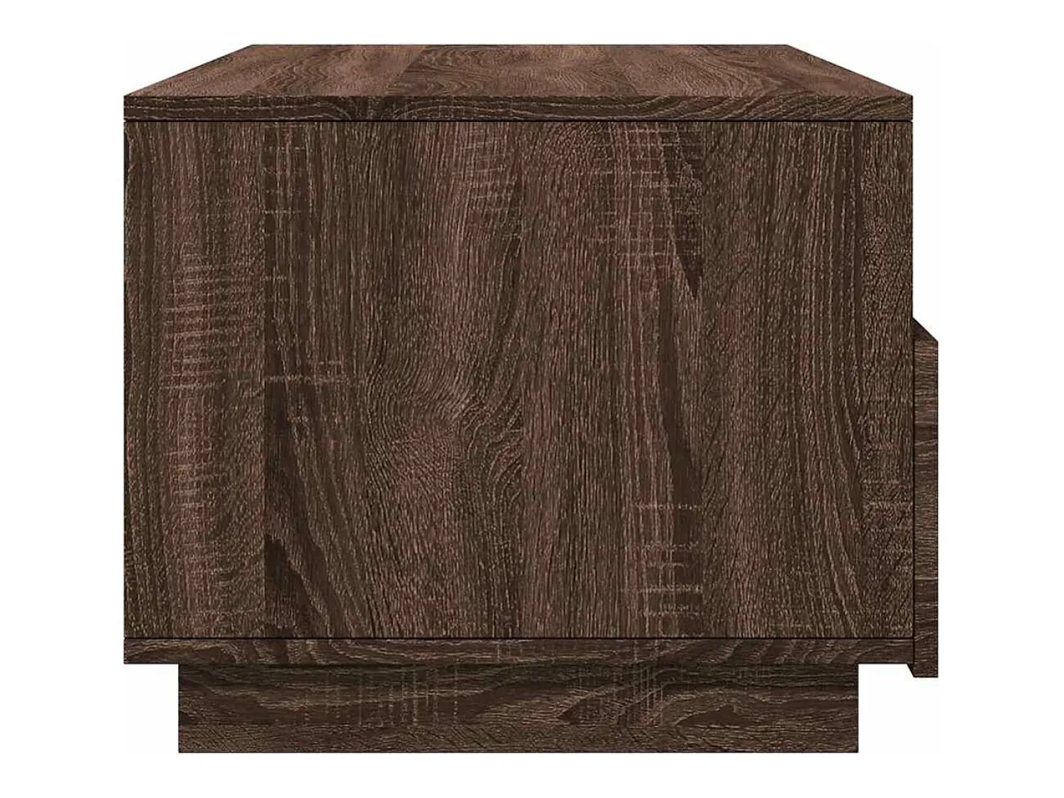 Sale Mesa de centro | Mesa de apoio com luzes LED 90x49x40 cm carvalho Castanho