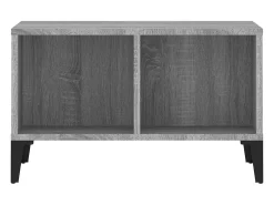 Discount Mesa de centro | Mesa de apoio 60x50x36.5 cm derivados de madeira cinza sonoma Cinzento
