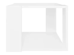 New Mesa de centro | Mesa de apoio 40x40x30 cm madeira processada Branco