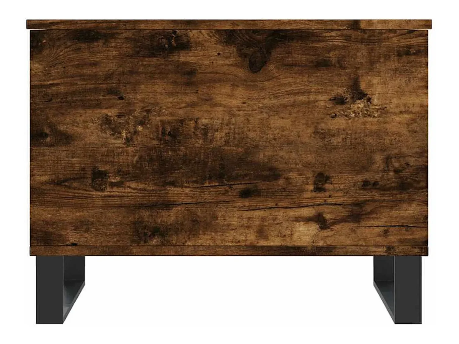 Mesa De Centro| Mesa de centro | Mesa de apoio 60x44.5x45 cm derivados madeira carvalho fumado Castanho