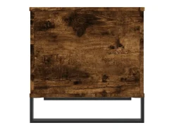 Mesa De Centro| Mesa de centro | Mesa de apoio 60x44.5x45 cm derivados madeira carvalho fumado Castanho