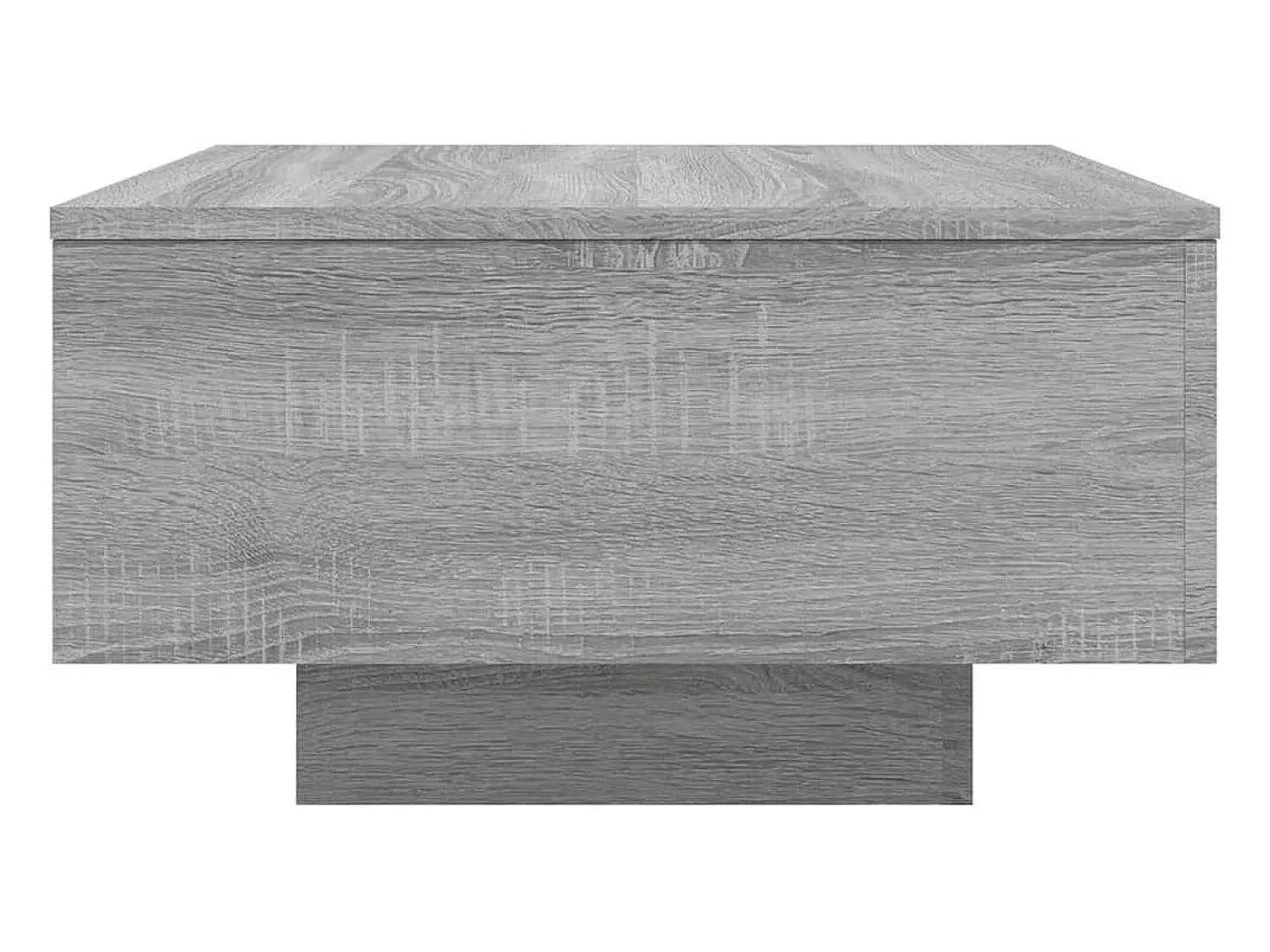 Mesa de centro | Mesa de apoio com luzes LED 55x55x31 cm sonoma^ Mesa De Centro
