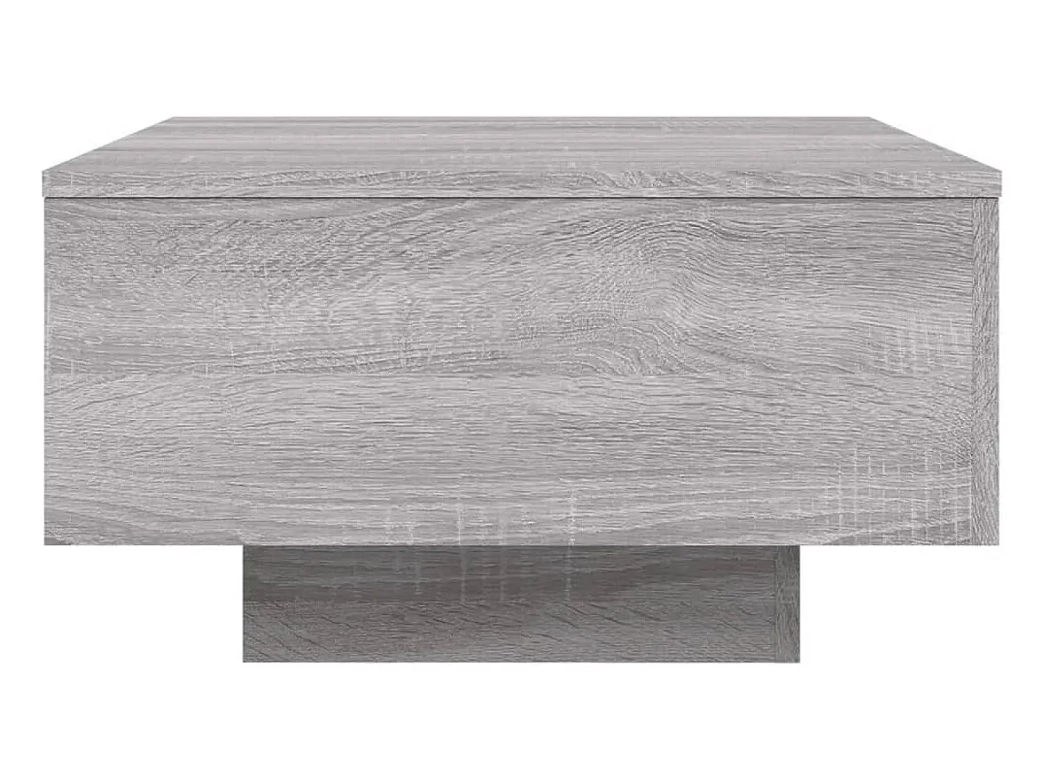 Mesa de centro | Mesa de apoio com luzes LED 55x55x31 cm sonoma^ Mesa De Centro