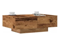 Online Mesa de centro | Mesa de apoio 90x60x31 cm derivados de madeira madeira velha Castanho