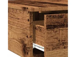 Online Mesa de centro | Mesa de apoio 90x60x31 cm derivados de madeira madeira velha Castanho