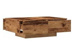 Online Mesa de centro | Mesa de apoio 90x60x31 cm derivados de madeira madeira velha Castanho