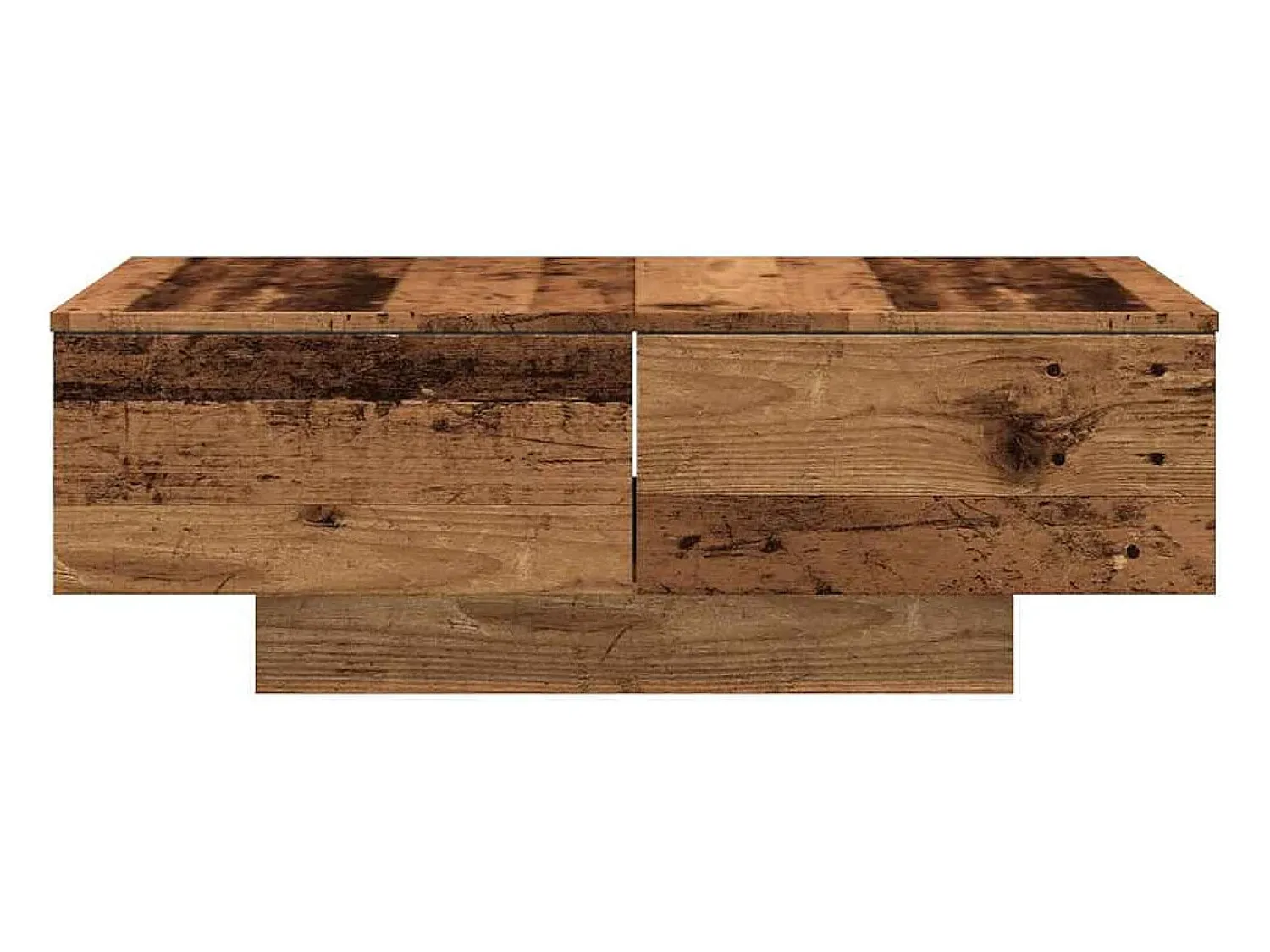 Online Mesa de centro | Mesa de apoio 90x60x31 cm derivados de madeira madeira velha Castanho
