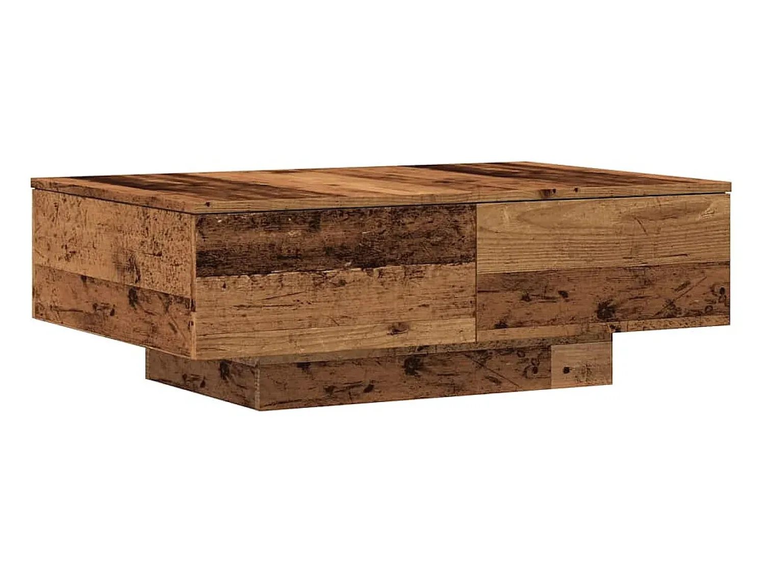 Online Mesa de centro | Mesa de apoio 90x60x31 cm derivados de madeira madeira velha Castanho
