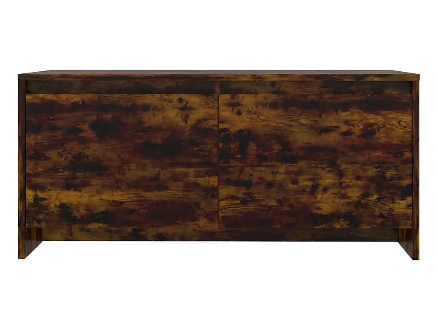 Mesa De Centro| Mesa de centro | Mesa de apoio 90x50x41.5 cm derivados madeira carvalho fumado Castanho