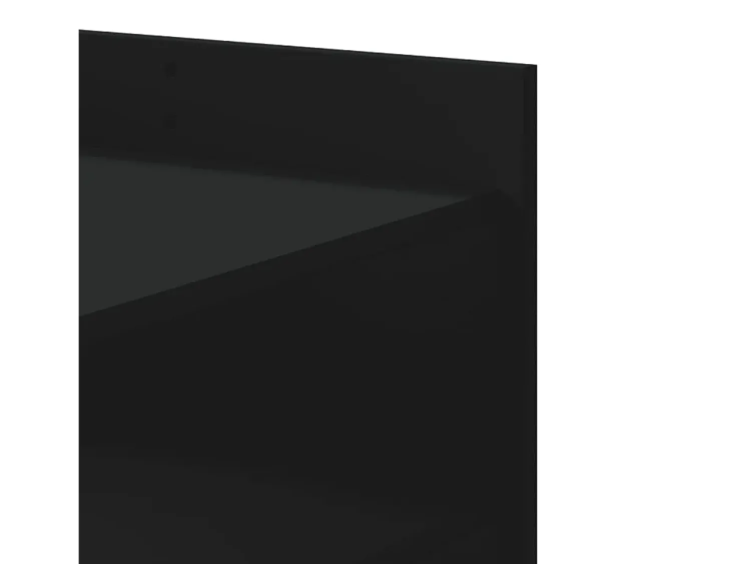 New Mesa de centro | Mesa de apoio 80x50x50 cm derivados de madeira Preto