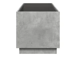 Mesa de centro | Mesa de apoio luzes LED Infinity 70x50x50 cm cimento^ Mesa De Centro