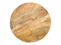 Mesa De Centro| Mesa de centro | Mesa de apoio | Mesa de café 43x55 cm madeira de mangueira maciça Castanho