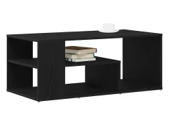 Mesa De Centro| Mesa de centro | Mesa de apoio Carvalho 100x50x40 cm Preto