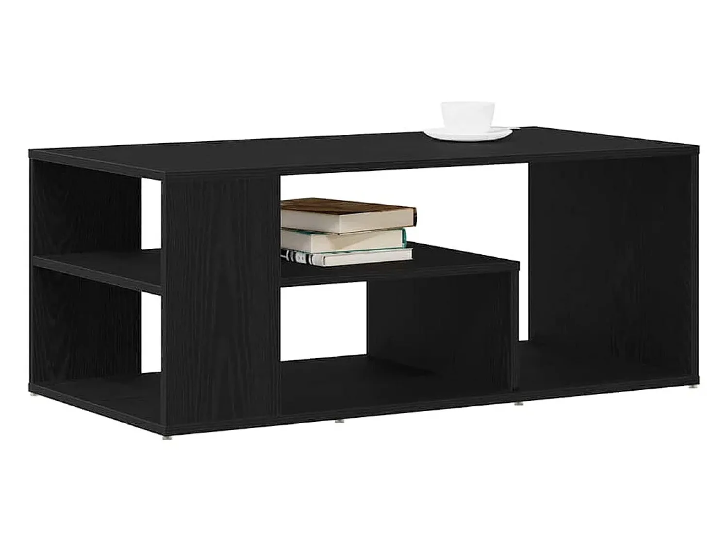 Mesa De Centro| Mesa de centro | Mesa de apoio Carvalho 100x50x40 cm Preto