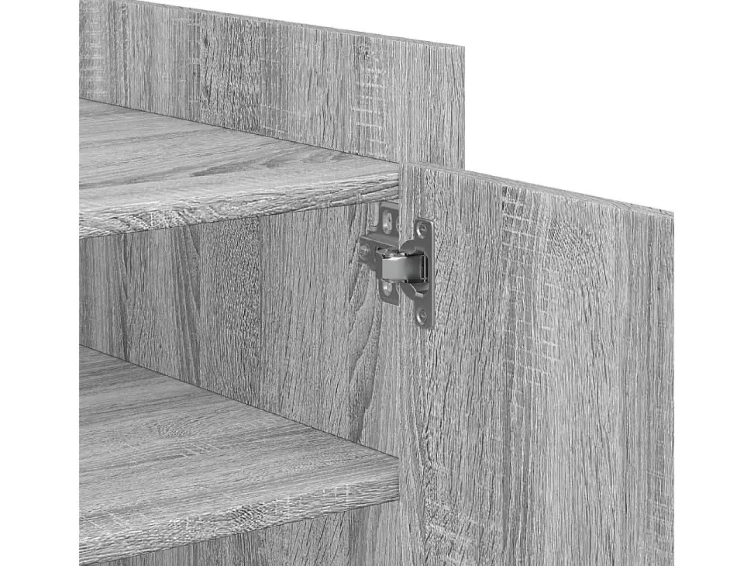 Mesa De Centro| Mesa de centro | Mesa de apoio 80x50x50 cm derivados de madeira sonoma Cinzento