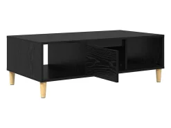 Sale Mesa de centro | Mesa de apoio Carvalho 103.5x60x35 cm Preto