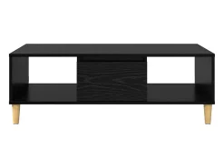 Sale Mesa de centro | Mesa de apoio Carvalho 103.5x60x35 cm Preto