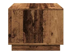Mesa De Centro| Mesa de centro | Mesa de apoio | Mesa de café 55x55x42 cm derivados de madeira madeira velha Castanho