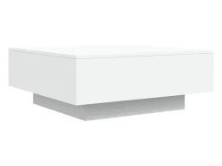 Mesa De Centro* Mesa de centro | Mesa de apoio 80x80x31 cm contraplacado Branco