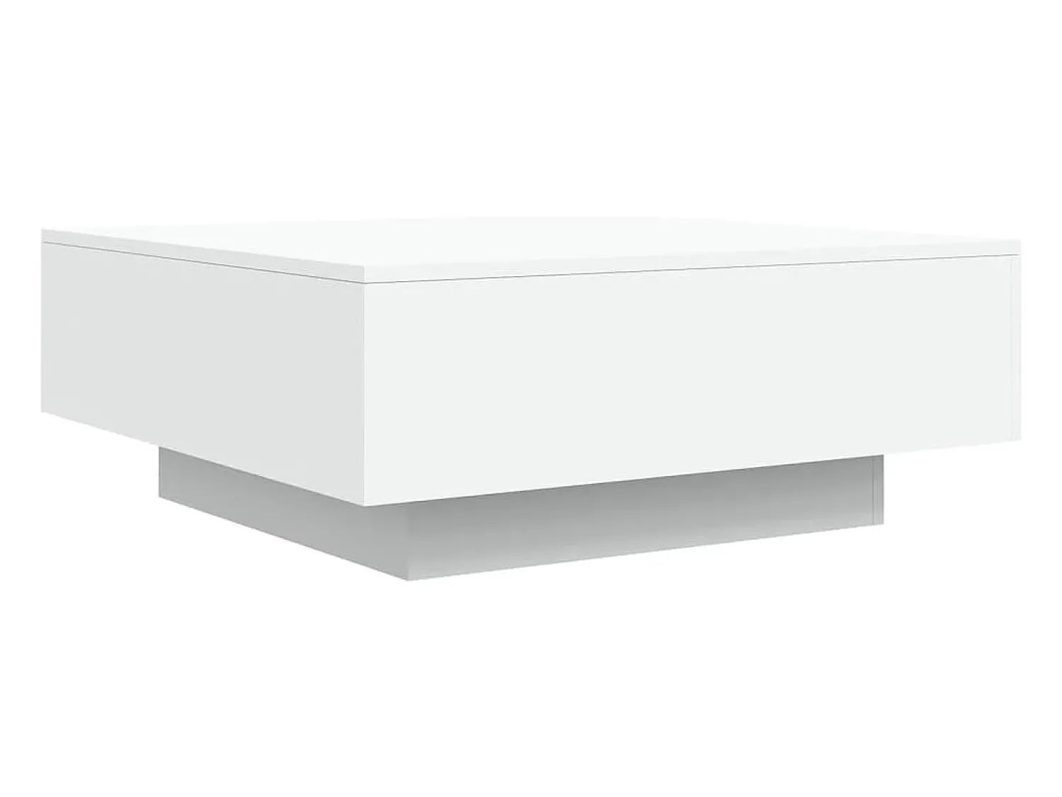Mesa De Centro* Mesa de centro | Mesa de apoio 80x80x31 cm contraplacado Branco