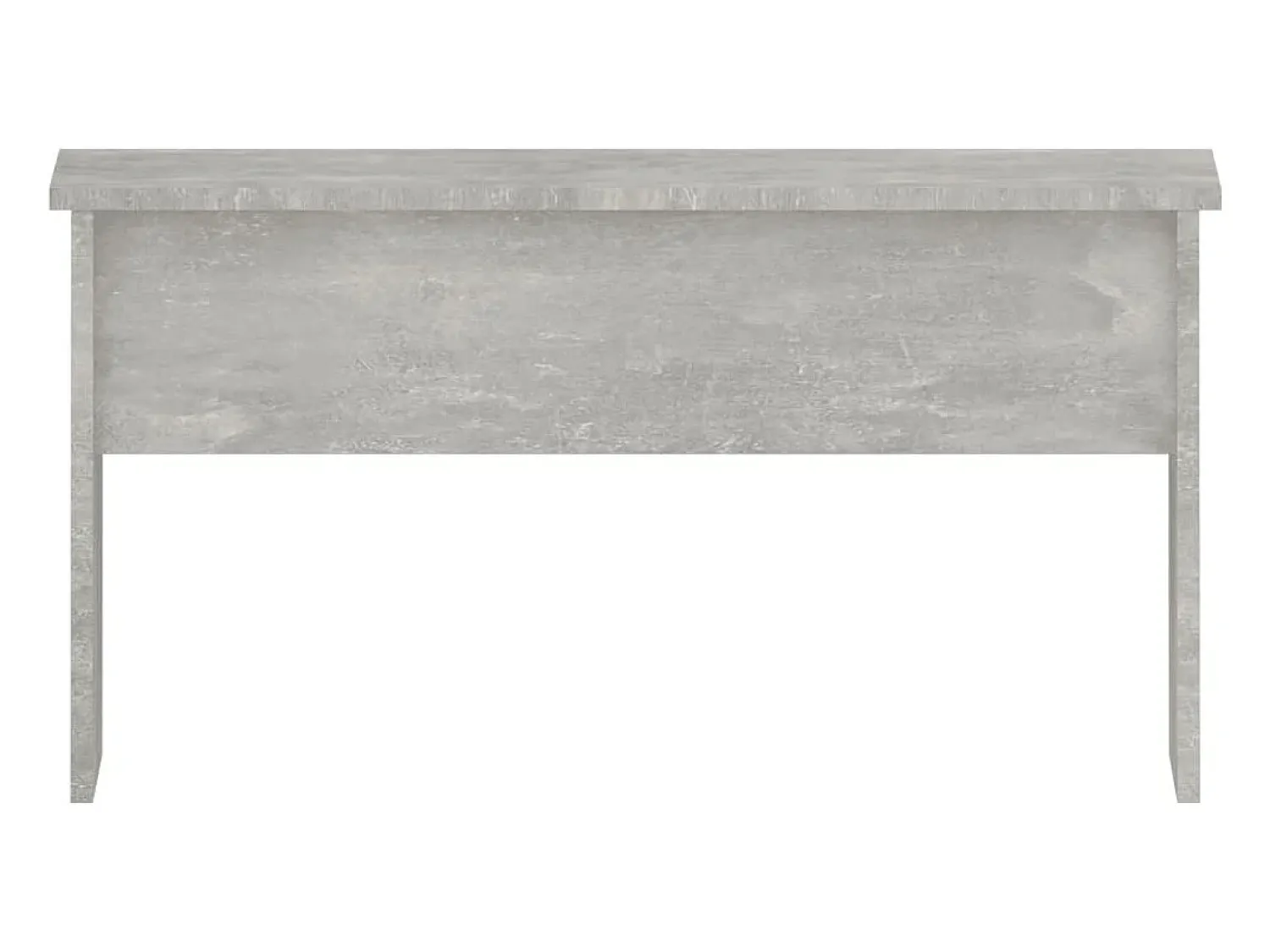 Mesa de centro | Mesa de apoio 80x50.5x41.5cm madeira processada cinza cimento^ Mesa De Centro