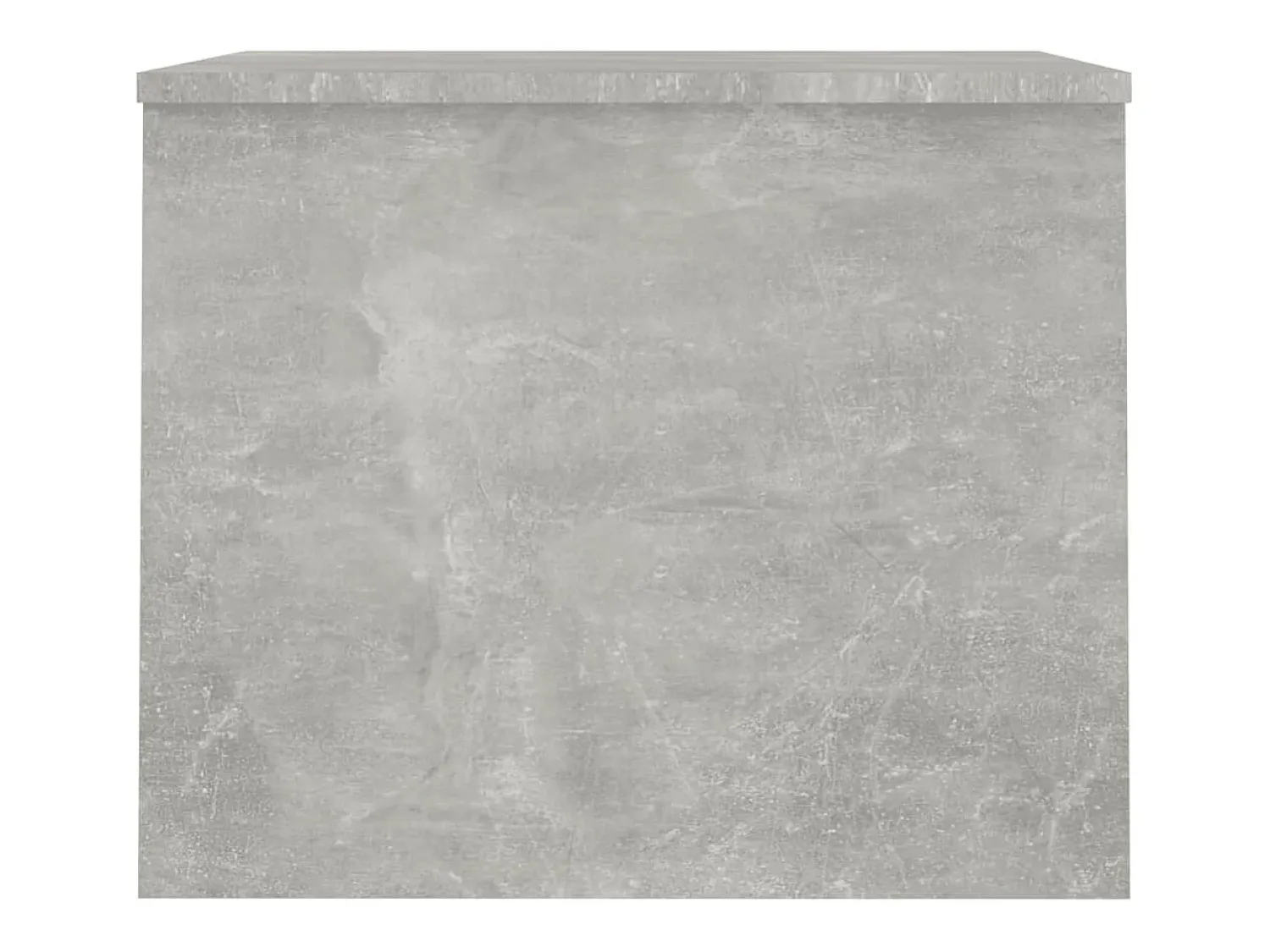 Mesa de centro | Mesa de apoio 80x50.5x41.5cm madeira processada cinza cimento^ Mesa De Centro