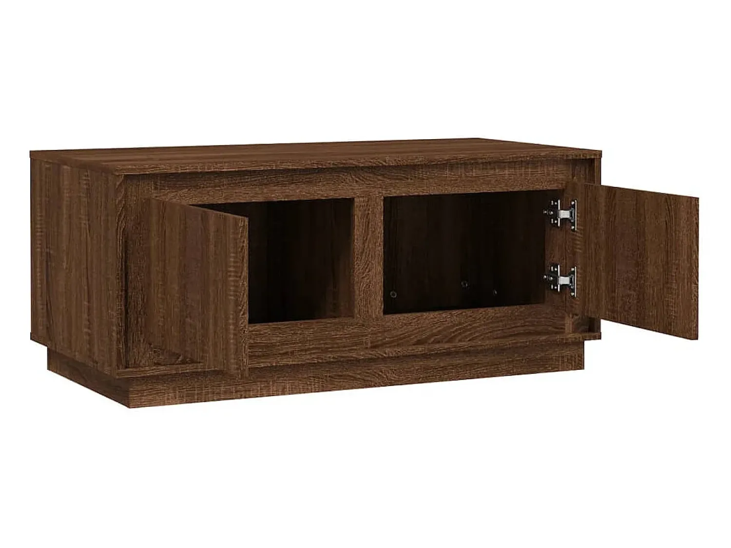 Mesa de centro | Mesa de apoio 102x50x44 cm derivados madeira carvalho^ Mesa De Centro