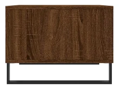 Mesa De Centro* Mesa de centro | Mesa de apoio 60x50x36.5cm derivados madeira carvalho Castanho