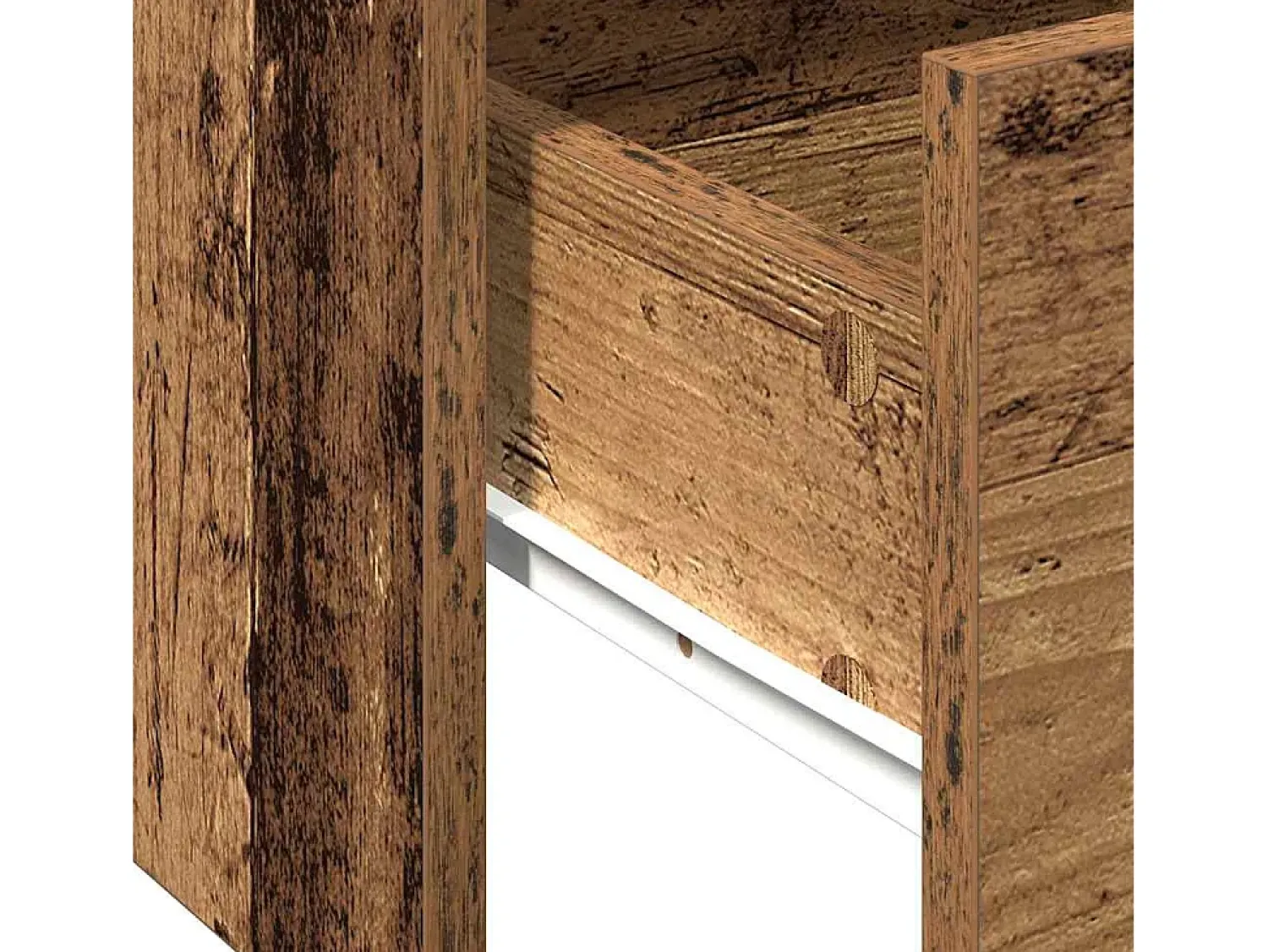 Mesa De Centro* Mesa de centro | Mesa de apoio with Drawer Madeira antiga 102x55x43.5 cm Castanho
