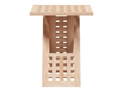 Hot Mesa de centro | Mesa de apoio 33x33x40.5 cm Castanho