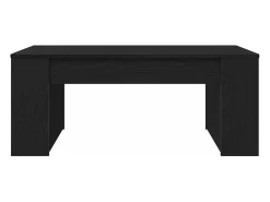 Clearance Mesa de centro | Mesa de apoio Carvalho 102x55x42 cm Preto
