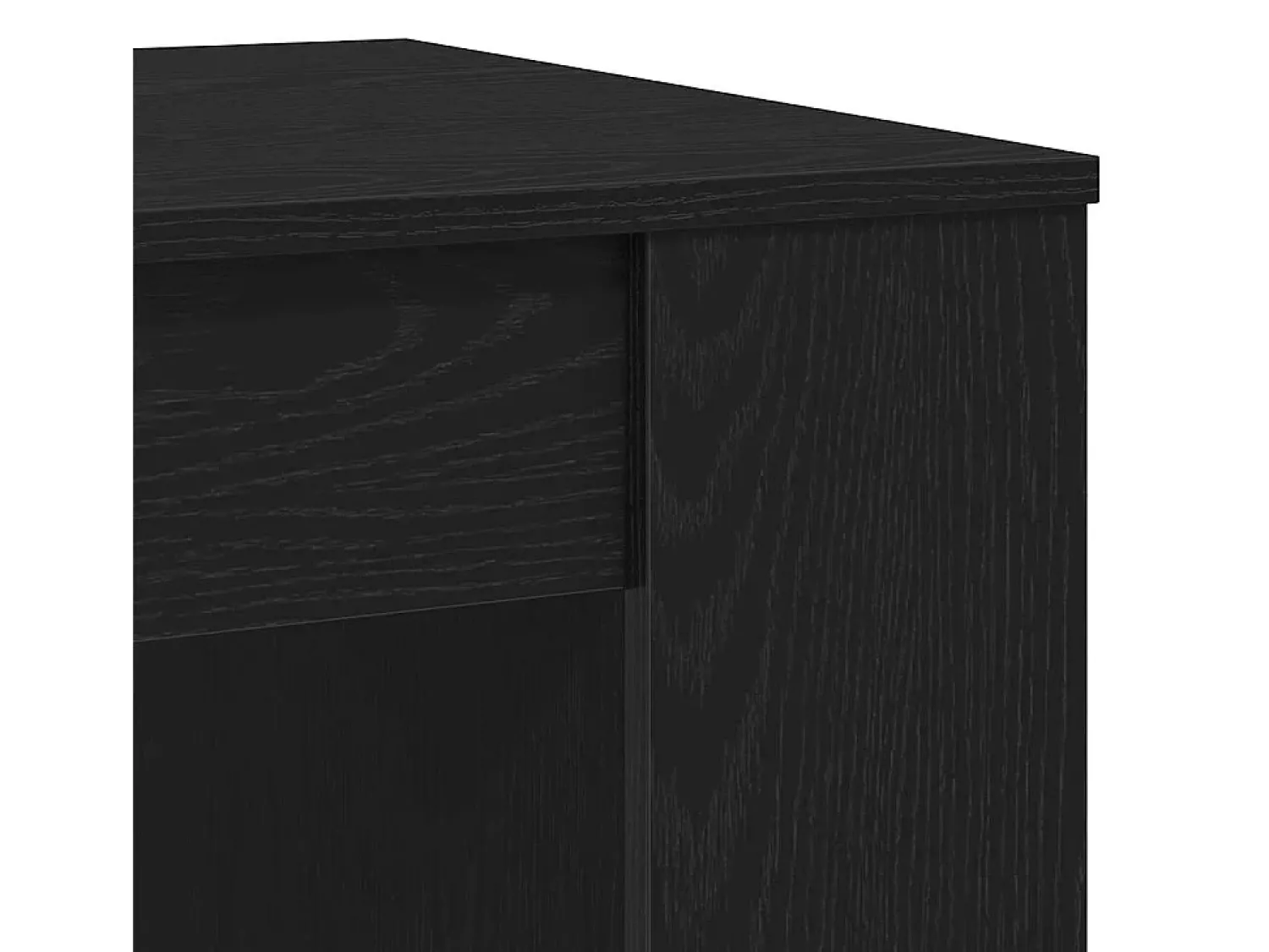 Clearance Mesa de centro | Mesa de apoio Carvalho 102x55x42 cm Preto