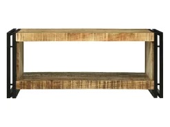 Online Mesa de centro | Mesa de apoio | Mesa de café 90x50x38 cm Castanho