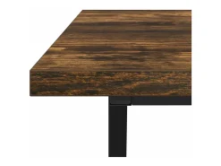 Mesa De Centro| Mesa de centro | Mesa de apoio Carvalho fumado 100x50x40 cm Castanho