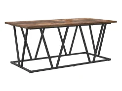 Mesa De Centro| Mesa de centro | Mesa de apoio Carvalho fumado 100x50x40 cm Castanho