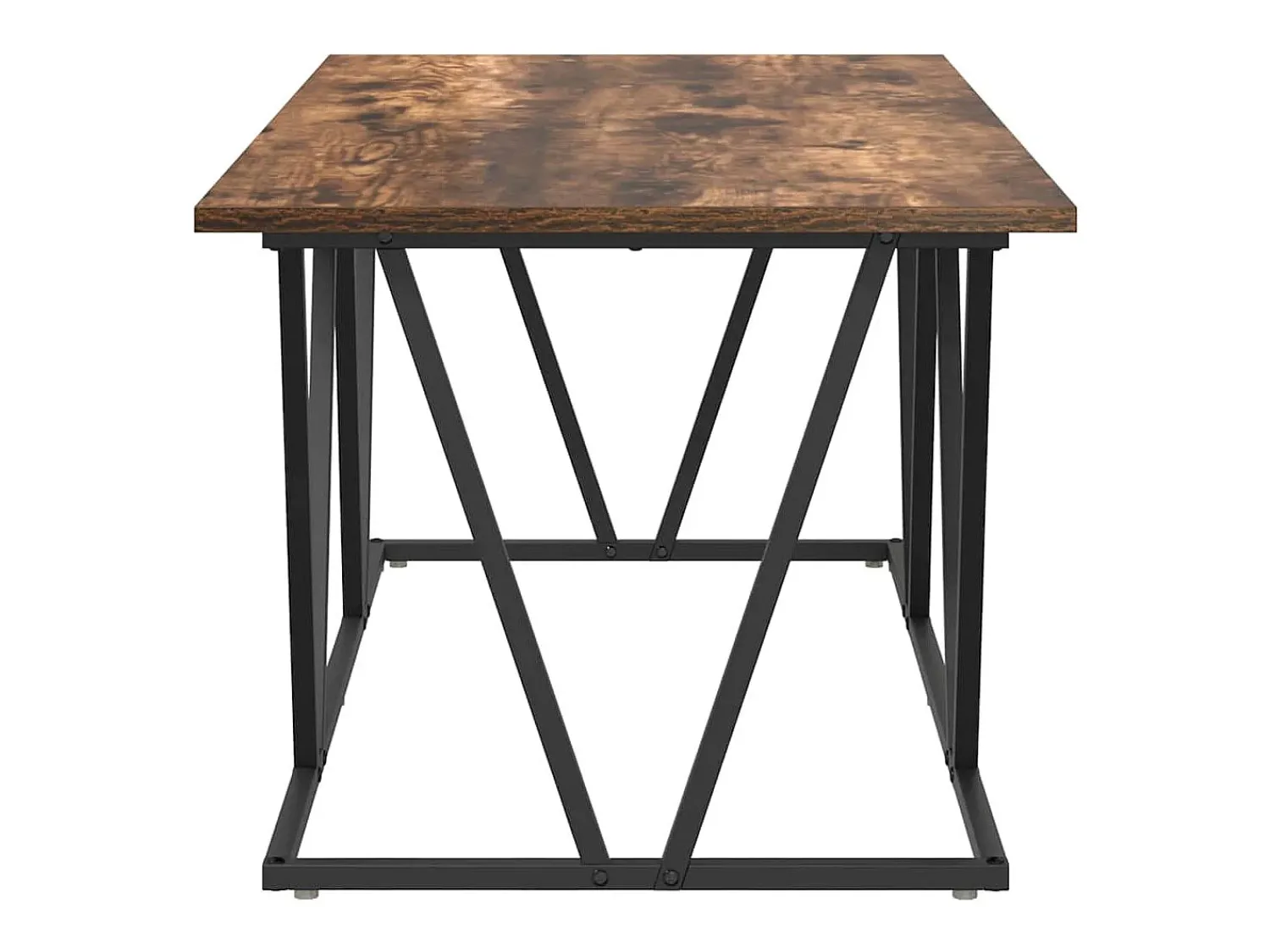 Mesa De Centro| Mesa de centro | Mesa de apoio Carvalho fumado 100x50x40 cm Castanho