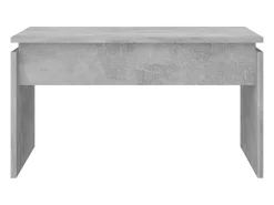 Outlet Mesa de centro | Mesa de apoio 68x50x38 cm derivados madeira cimento Cinzento