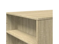 Mesa de centro | Mesa de apoio 102x55x42 cm madeira processada carvalho sonoma^ Mesa De Centro
