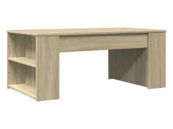 Mesa de centro | Mesa de apoio 102x55x42 cm madeira processada carvalho sonoma^ Mesa De Centro
