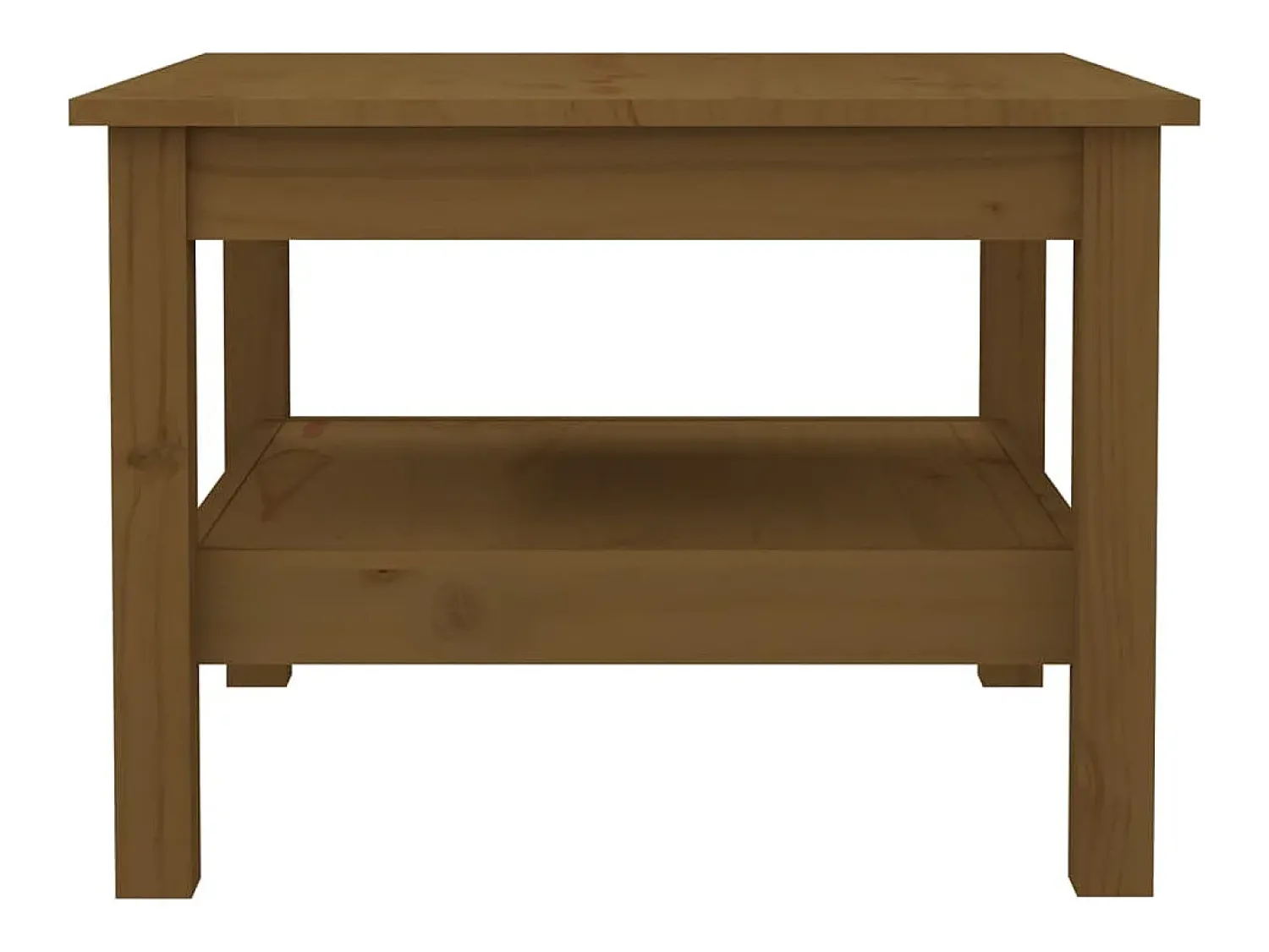 Mesa De Centro* Mesa de centro | Mesa de apoio 55x55x40 cm pinho maciço mel Castanho