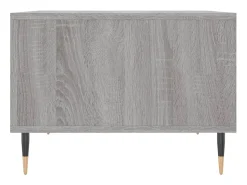 Mesa de centro | Mesa de apoio 60x50x36.5 cm derivados de madeira cinza sonoma^ Mesa De Centro