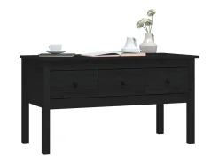 Mesa de centro | Mesa de apoio 102x49x55 cm pinho maciço^ Mesa De Centro