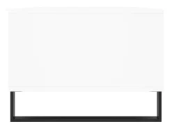 Outlet Mesa de centro | Mesa de apoio 90x50x36.5 cm derivados de madeira Branco