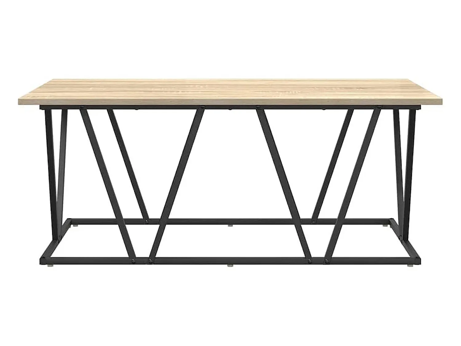 Mesa De Centro| Mesa de centro | Mesa de apoio Carvalho sonoma 100x50x40 cm Castanho