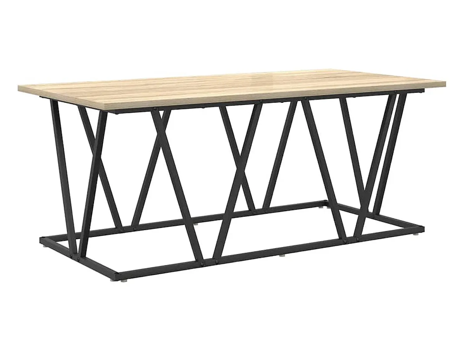 Mesa De Centro| Mesa de centro | Mesa de apoio Carvalho sonoma 100x50x40 cm Castanho