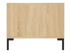 New Mesa de centro | Mesa de apoio 102x50x40 derivados de madeira carvalho sonoma Castanho