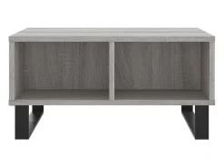 Mesa De Centro* Mesa de centro | Mesa de apoio 60x60x30 cm derivados de madeira sonoma Cinzento