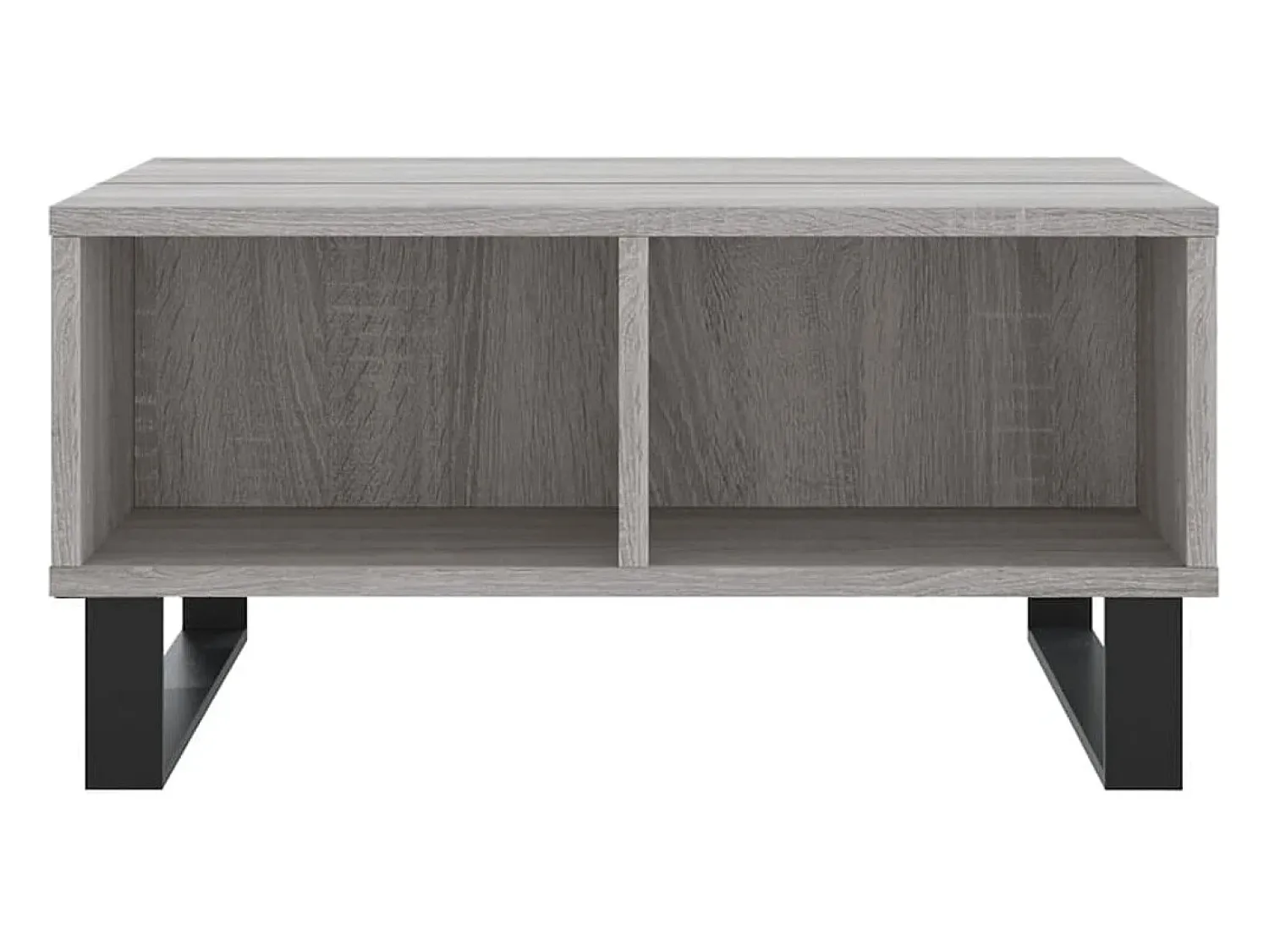 Mesa De Centro* Mesa de centro | Mesa de apoio 60x60x30 cm derivados de madeira sonoma Cinzento