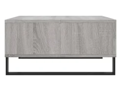 Mesa De Centro* Mesa de centro | Mesa de apoio 60x60x30 cm derivados de madeira sonoma Cinzento